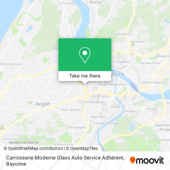 Carrosserie Moderne Glass Auto Service Adhérent map