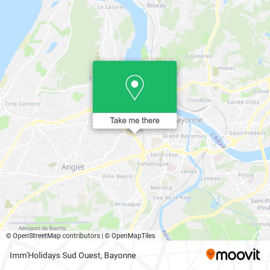 Imm'Holidays Sud Ouest map