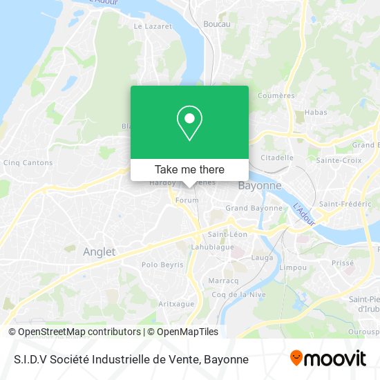 S.I.D.V Société Industrielle de Vente map