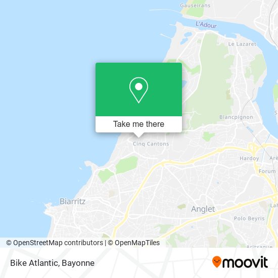 Bike Atlantic map