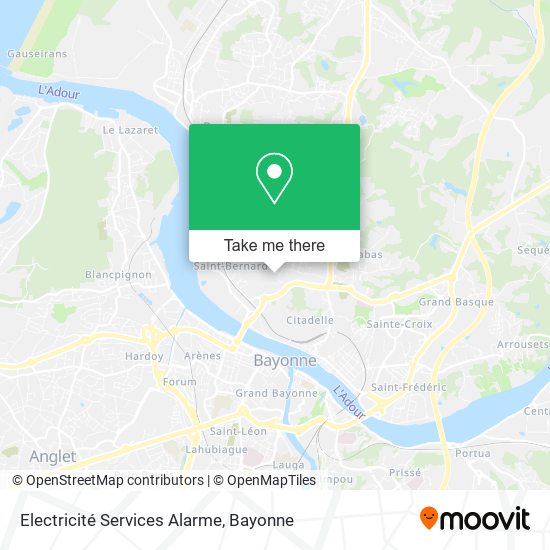 Mapa Electricité Services Alarme