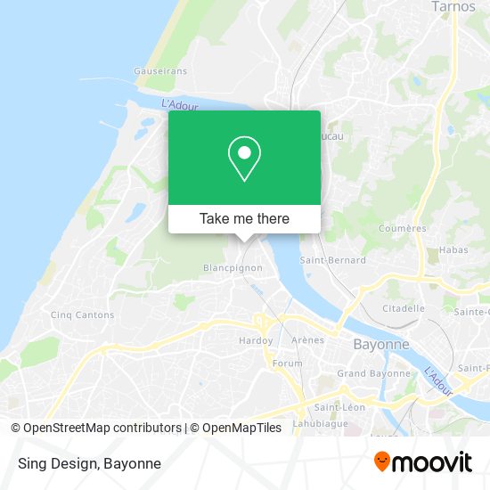 Sing Design map