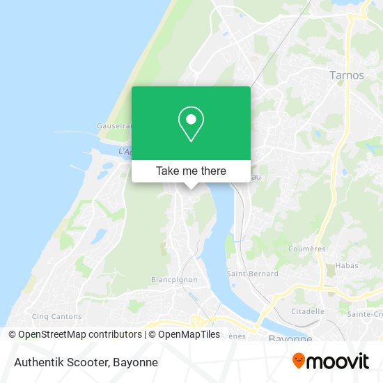 Authentik Scooter map