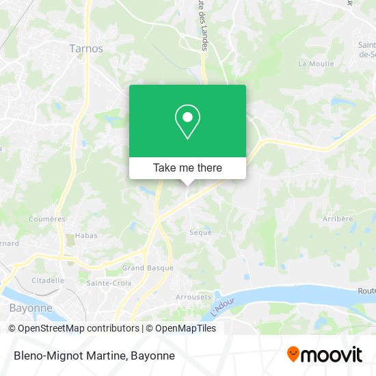 Mapa Bleno-Mignot Martine