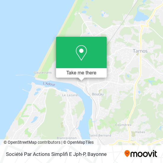 Société Par Actions Simplifi E Jph-P map