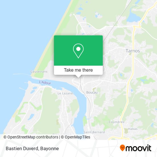 Mapa Bastien Duverd