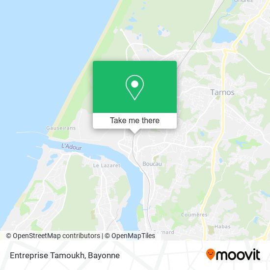 Entreprise Tamoukh map