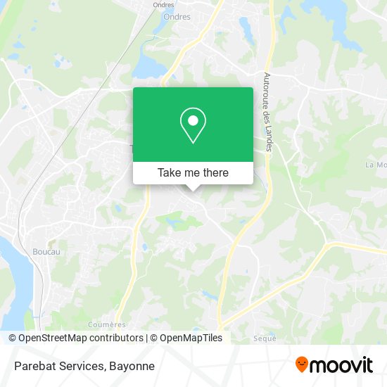 Parebat Services map