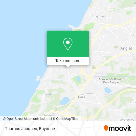 Mapa Thomas Jacques