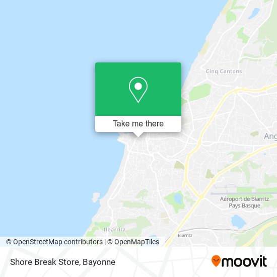 Shore Break Store map