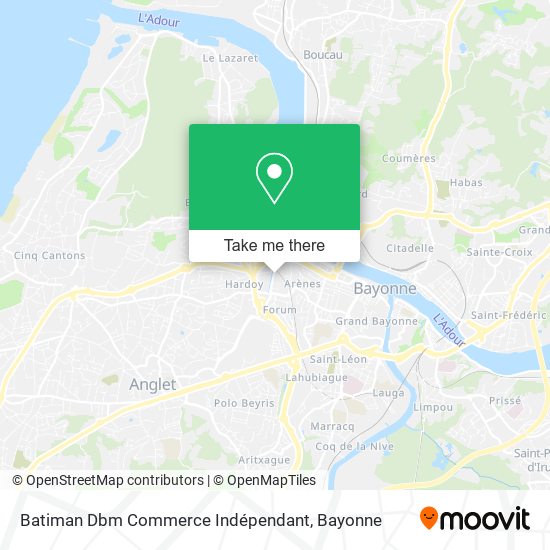 Batiman Dbm Commerce Indépendant map