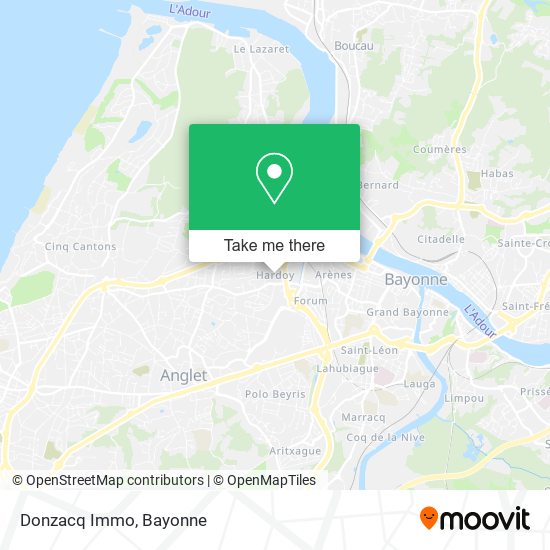 Donzacq Immo map