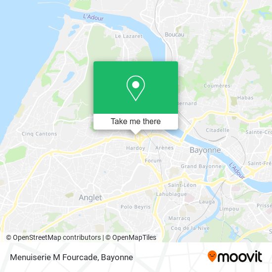 Menuiserie M Fourcade map