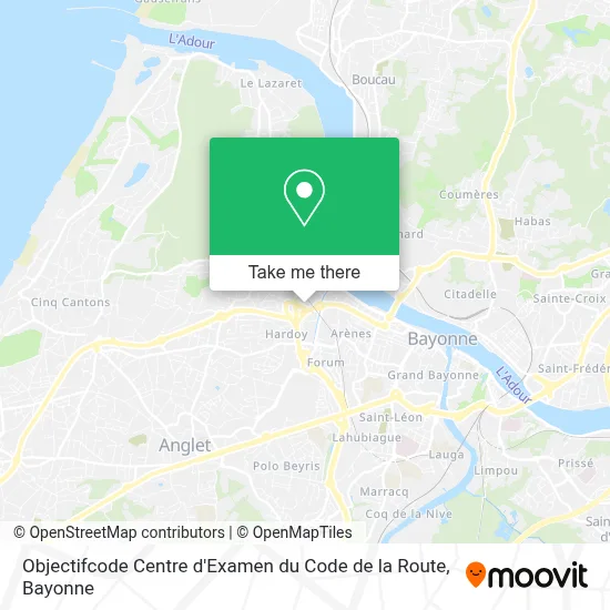 Objectifcode Centre d'Examen du Code de la Route map