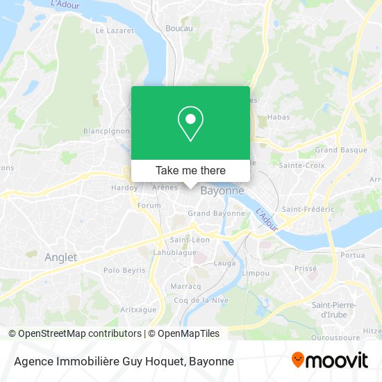 Agence Immobilière Guy Hoquet map