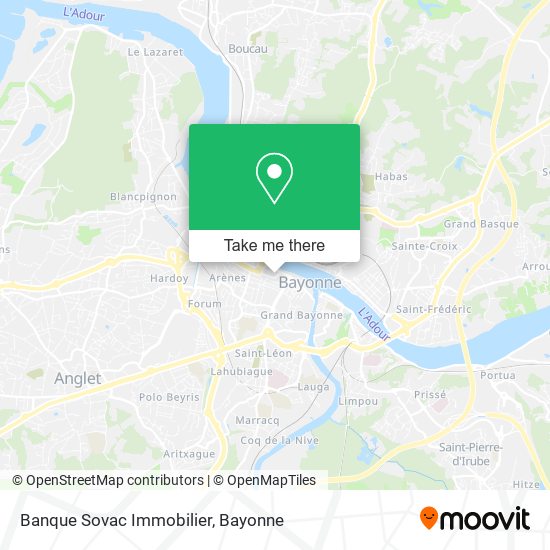 Mapa Banque Sovac Immobilier