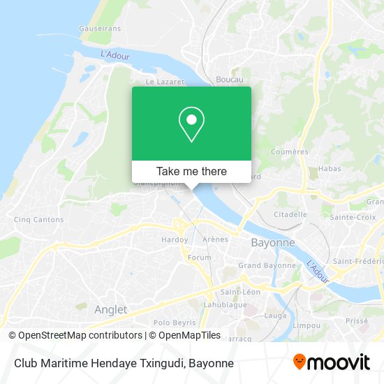 Club Maritime Hendaye Txingudi map