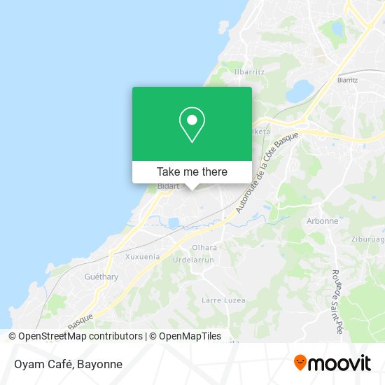 Oyam Café map