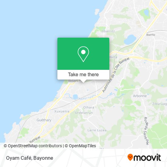 Mapa Oyam Café