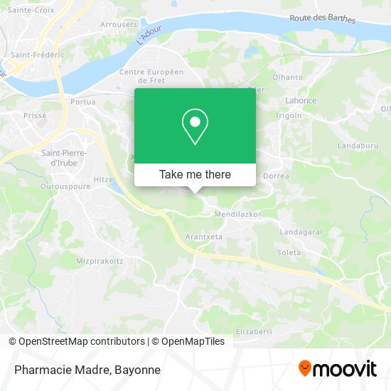 Mapa Pharmacie Madre