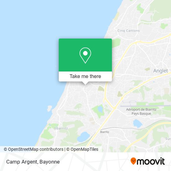 Camp Argent map