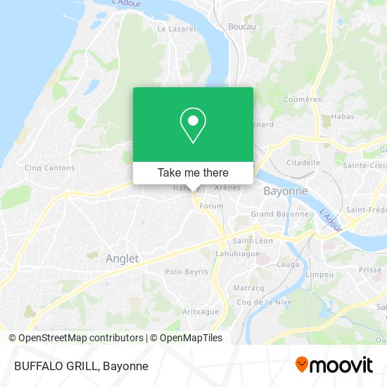 Mapa BUFFALO GRILL