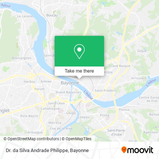 Dr. da Silva Andrade Philippe map