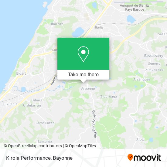Kirola Performance map