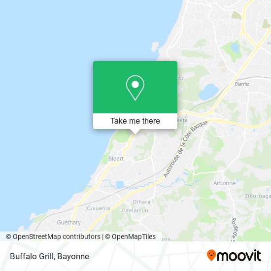 Buffalo Grill map