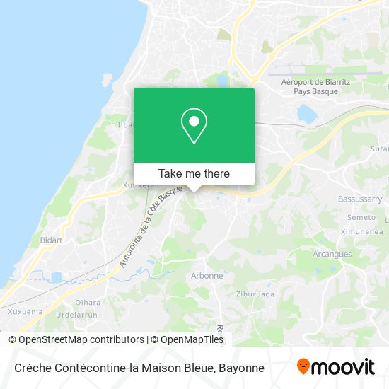 Crèche Contécontine-la Maison Bleue map