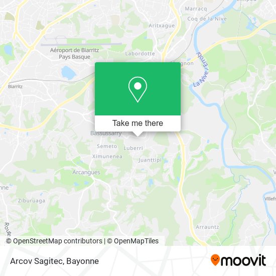 Mapa Arcov Sagitec