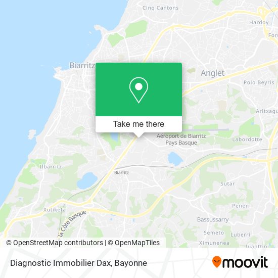 Diagnostic Immobilier Dax map