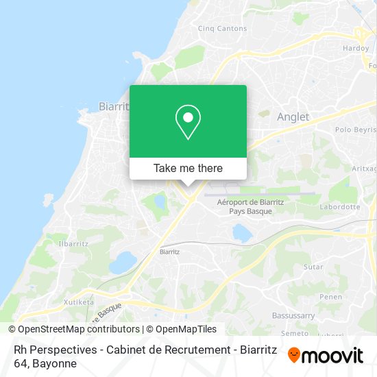 Rh Perspectives - Cabinet de Recrutement - Biarritz 64 map