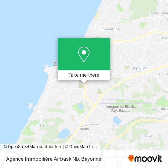 Agence Immobilière Airbask'Nb map