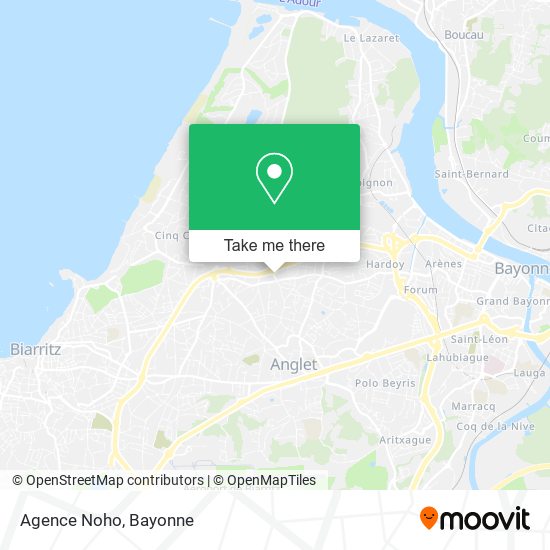 Agence Noho map