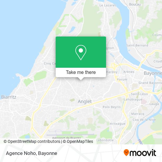 Agence Noho map