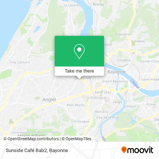 Sunside Café Bab2 map
