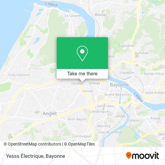 Yesss Électrique map