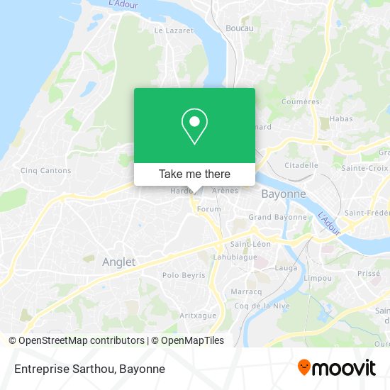 Entreprise Sarthou map