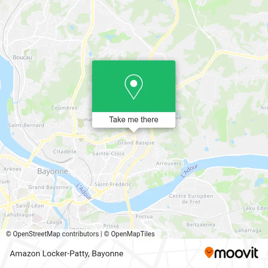 Amazon Locker-Patty map