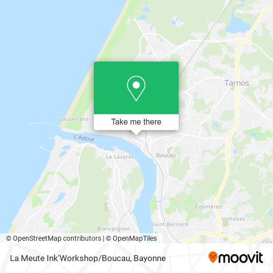 La Meute Ink'Workshop/Boucau map