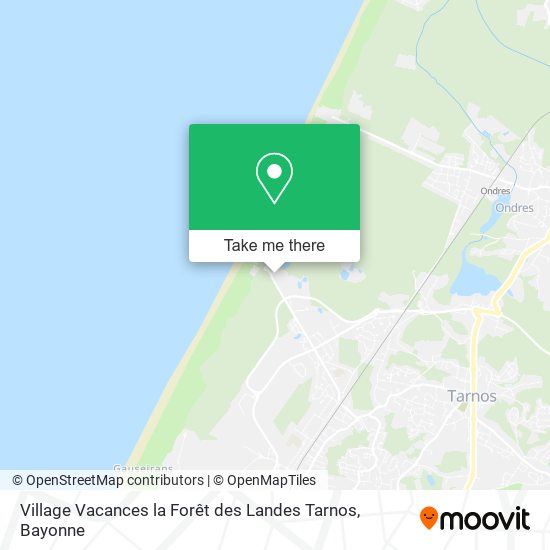 Mapa Village Vacances la Forêt des Landes Tarnos