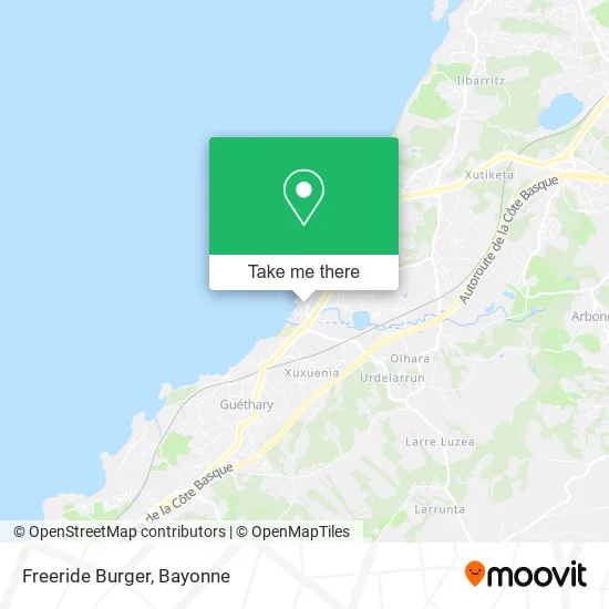 Freeride Burger map