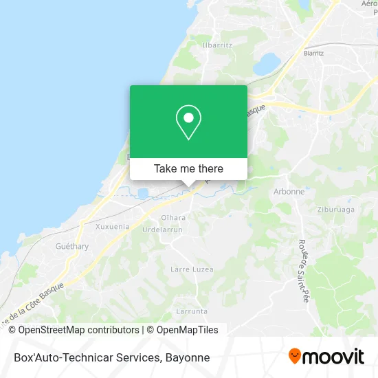 Box'Auto-Technicar Services map