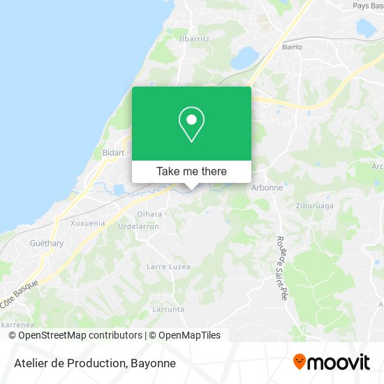 Atelier de Production map