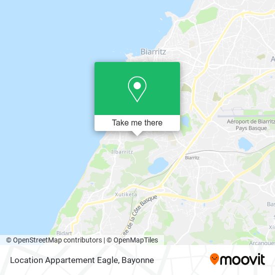 Location Appartement Eagle map
