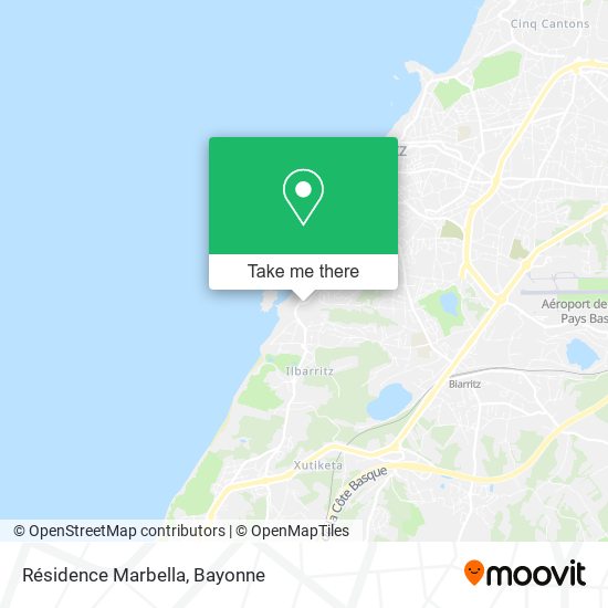 Résidence Marbella map