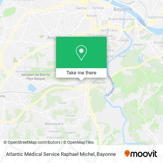 Atlantic Médical Service Raphael Michel map