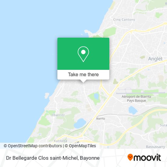 Dr Bellegarde Clos saint-Michel map
