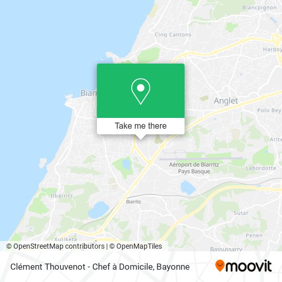 Clément Thouvenot - Chef à Domicile map